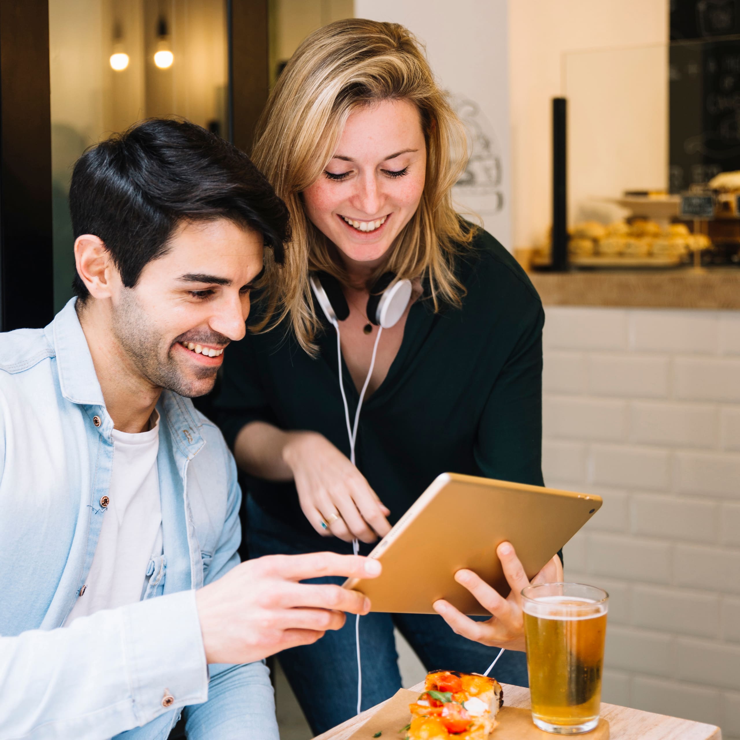 Service professional providing assisted customer support in a banking operations context